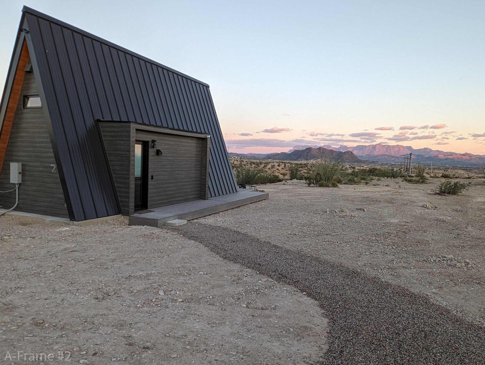 Stardust Big Bend Luxury A-Frame#4 Great Views Villa Terlingua Eksteriør bilde