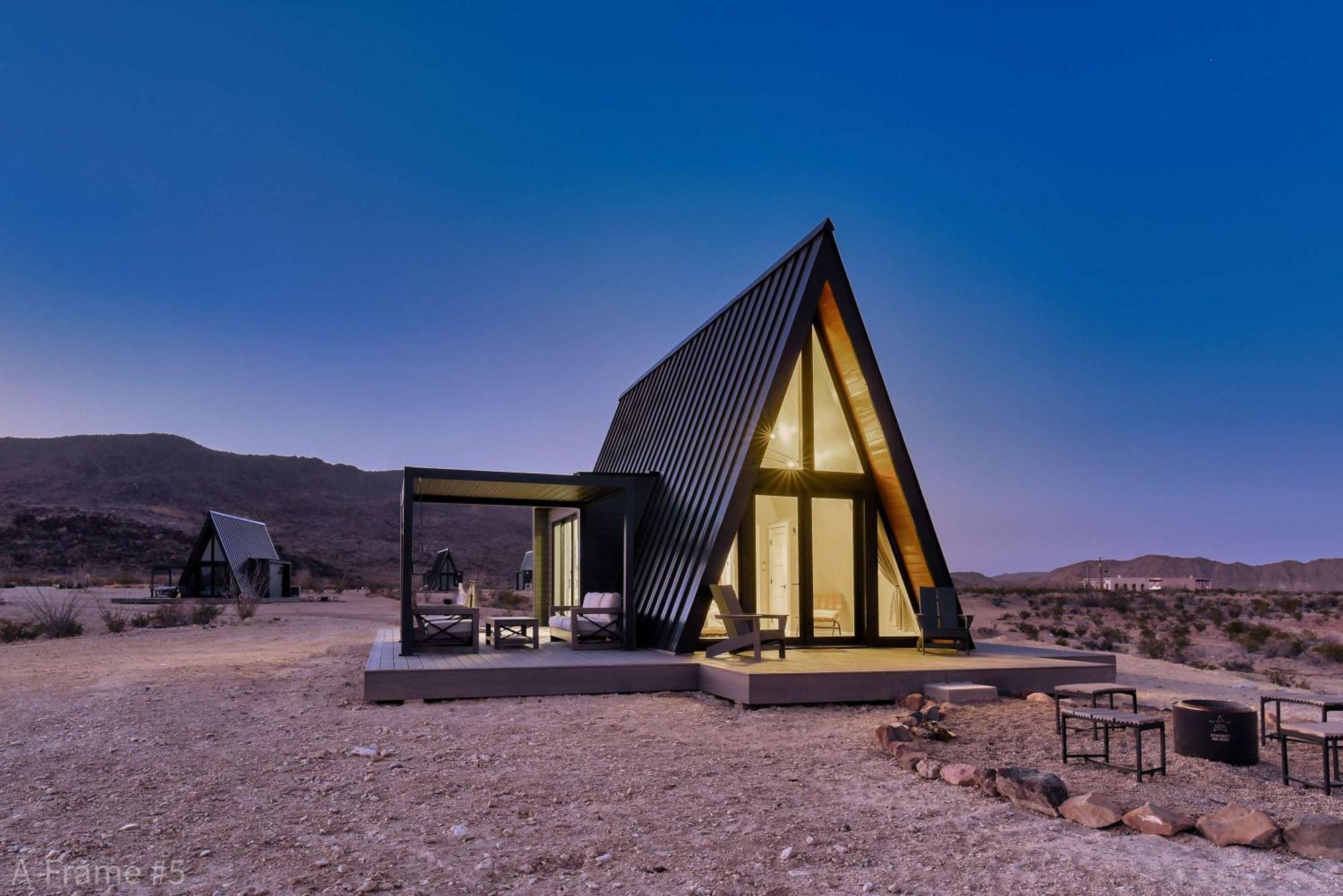 Stardust Big Bend Luxury A-Frame#4 Great Views Villa Terlingua Eksteriør bilde