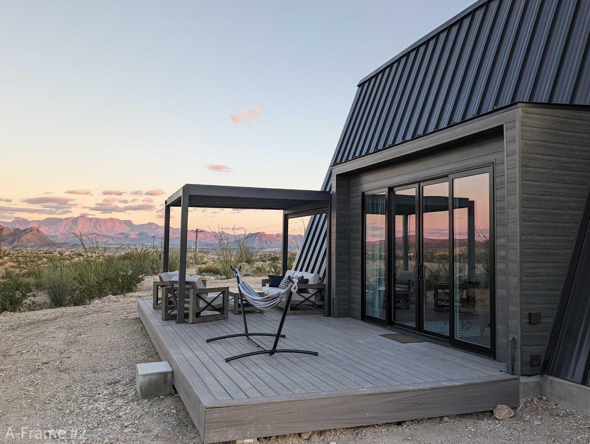 Stardust Big Bend Luxury A-Frame#4 Great Views Villa Terlingua Eksteriør bilde