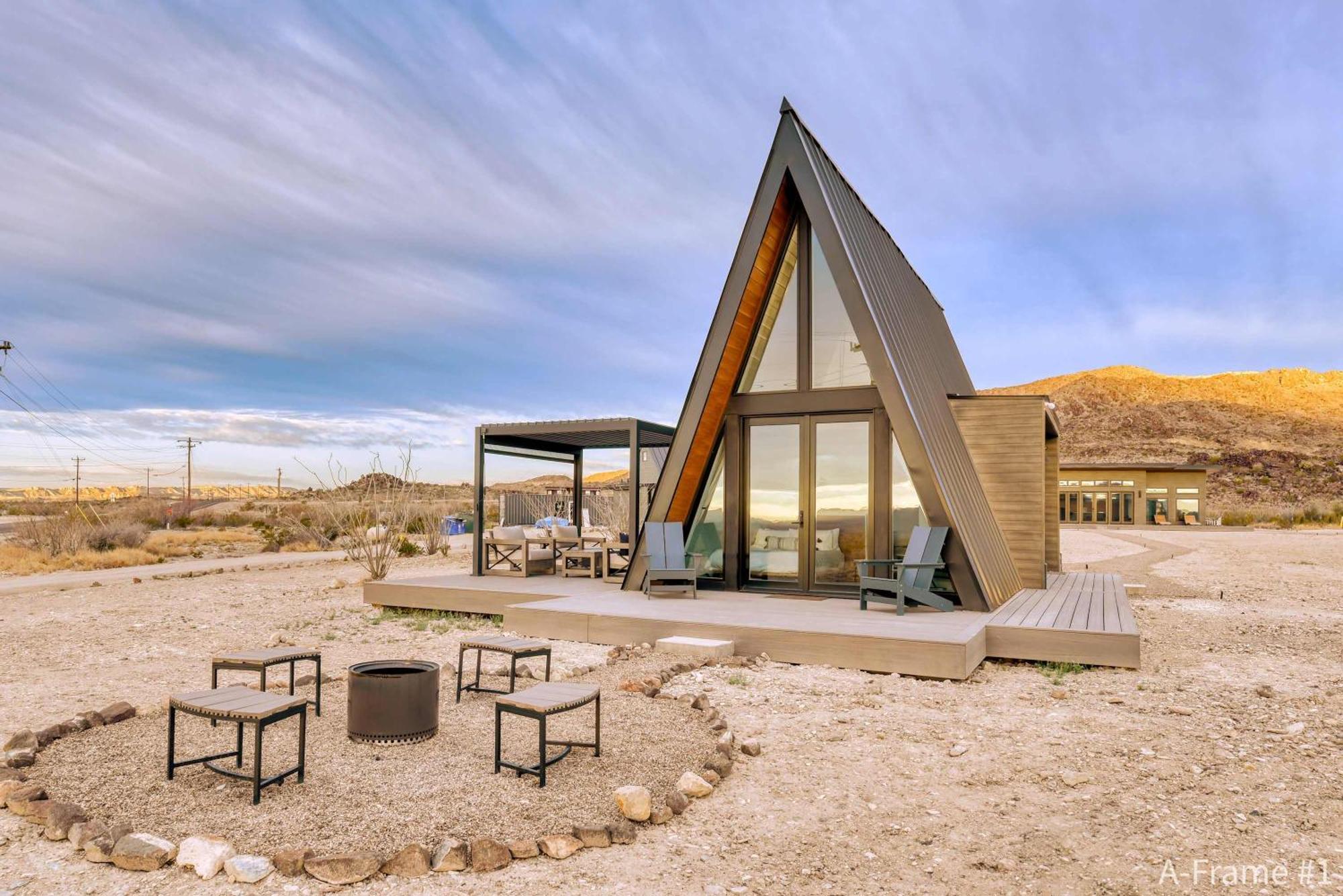 Stardust Big Bend Luxury A-Frame#4 Great Views Villa Terlingua Eksteriør bilde